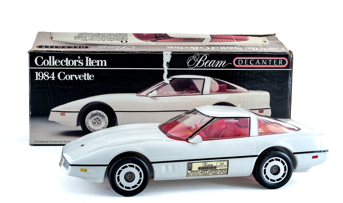 Jim Beam Bourbon Decanter: 1984 Corvette