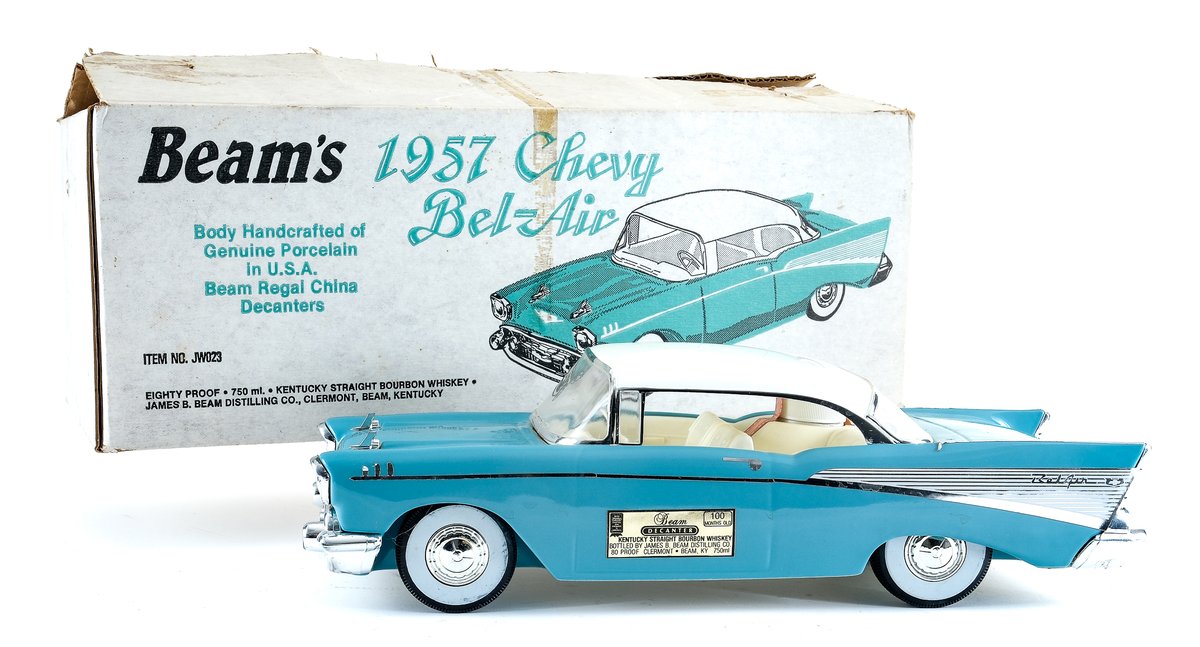 Jim Beam Bourbon Decanter: 1957 Chevy Bel-Air