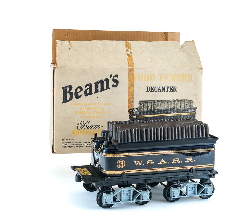 Jim Beam Bourbon Decanter: Wood Tender