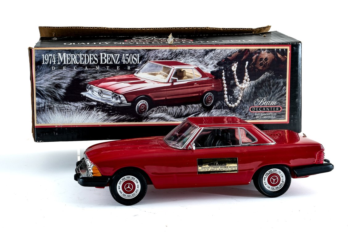 Jim Beam Bourbon Decanter: 1974 Mercedes Benz 450SL