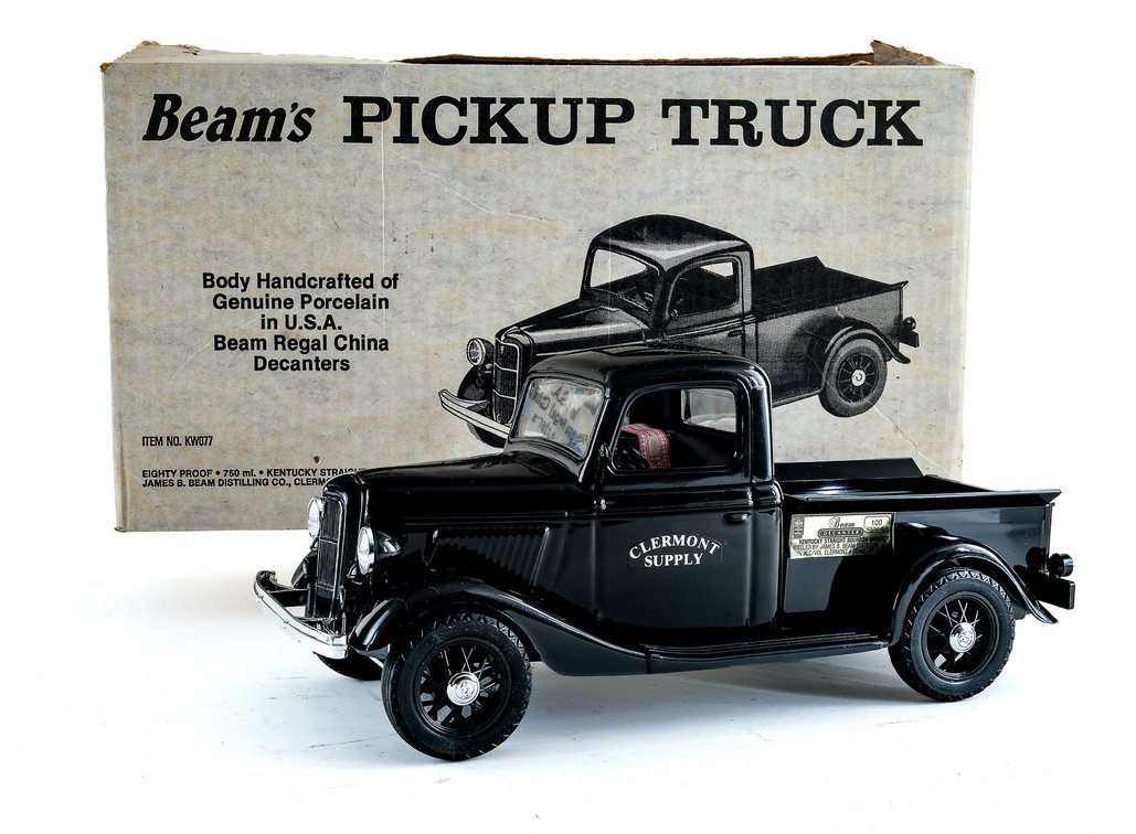 Jim Beam Bourbon Decanter: Pickup Truck