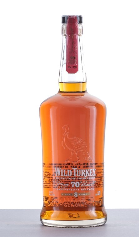 Wild Turkey Master Distiller Jimmy Russell 70th Anniversary Release 8 Year Bourbon