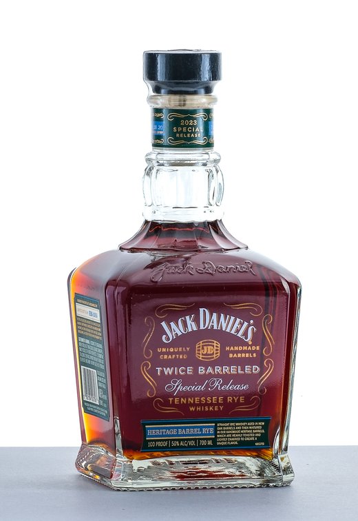 Jack Daniel's Twice Barreled Heritage Barrel Rye 2023 Release