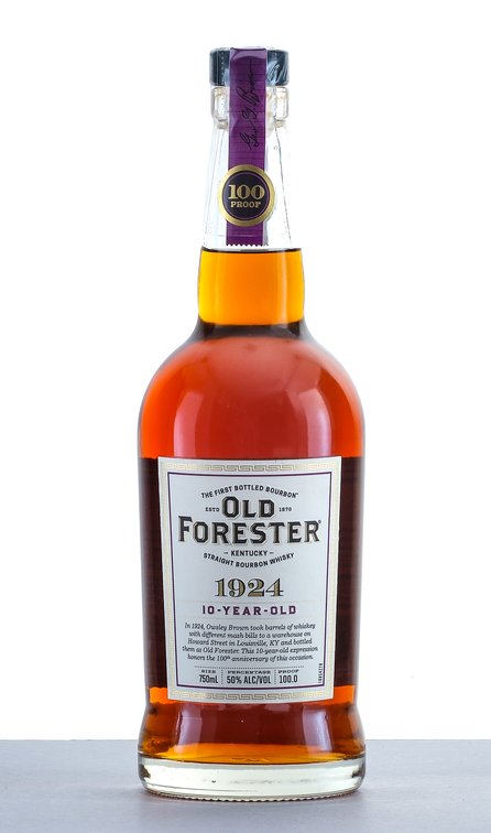 Old Forester Whiskey Row Series 10 Year 1924 Release Bourbon