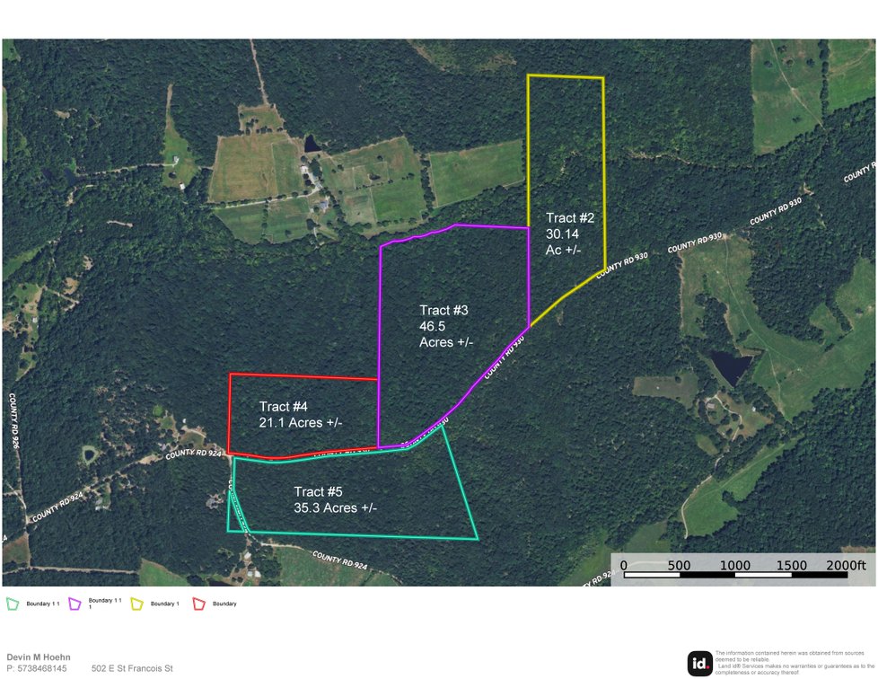 Image for 21.1 Ac +/-, Tract 4 BCR 930, Patton , MO 63662, MLS #26030017