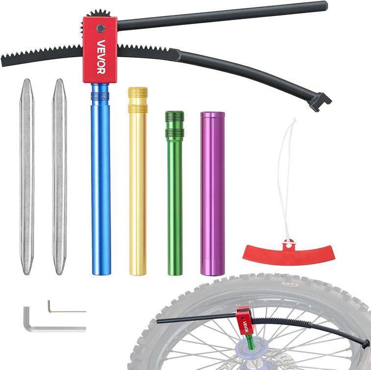 VEVOR Dirt Bike Tire Change Kit for 16-21" Wheels, 15-25 mm