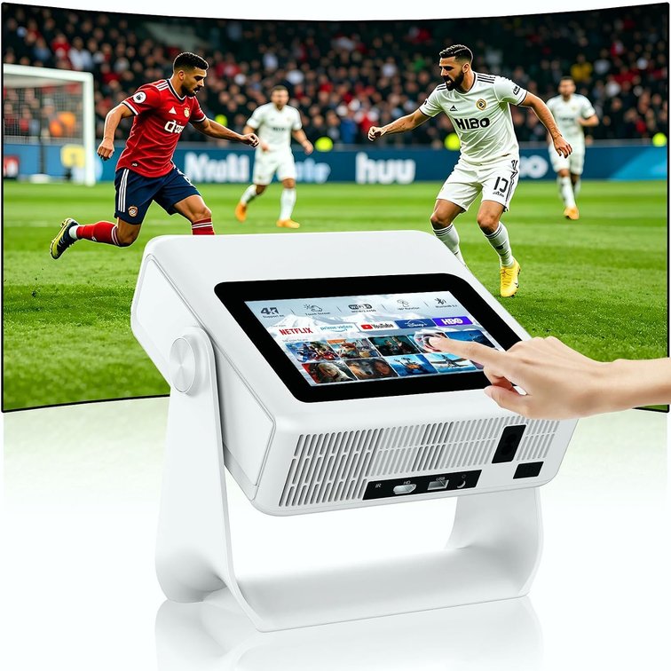 Smart Projector: 4K, Touch, WiFi/Bluetooth, Outdoor, Sync