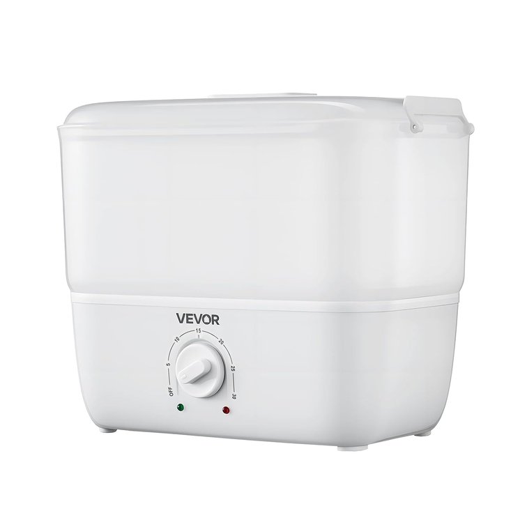 VEVOR Hot Towel Warmer 1.1 gal, Holds 12-15 Towels, White