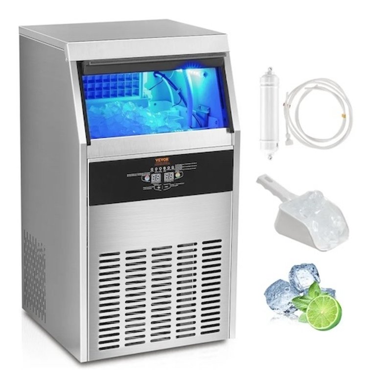 VEVOR Commercial Ice Maker, 100lbs/24H
