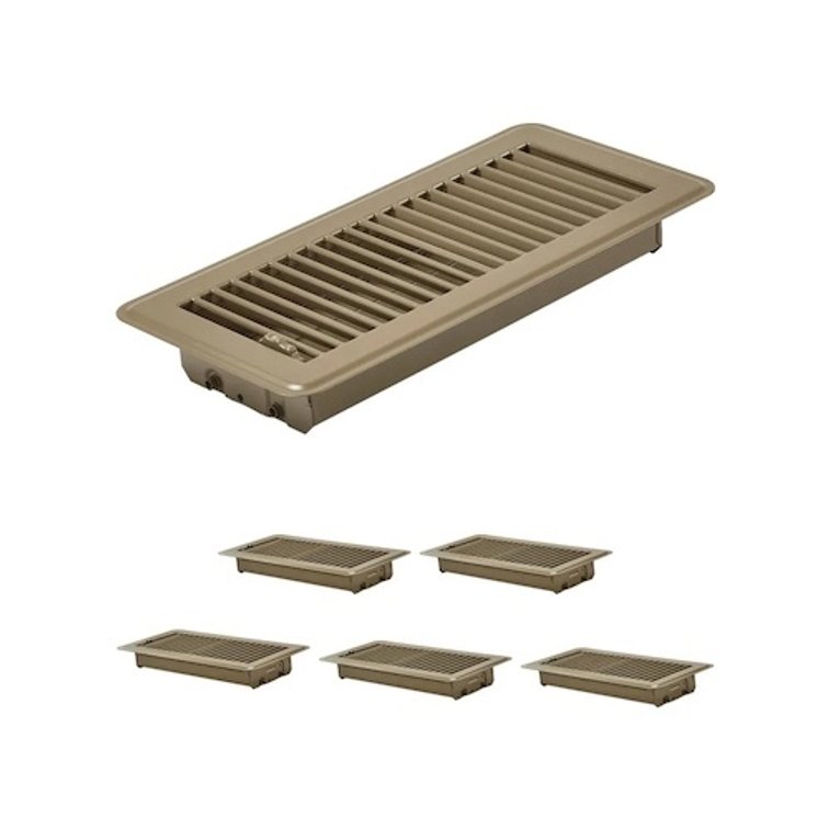VEVOR 4 x 10 Inch Floor Registers, 6pk