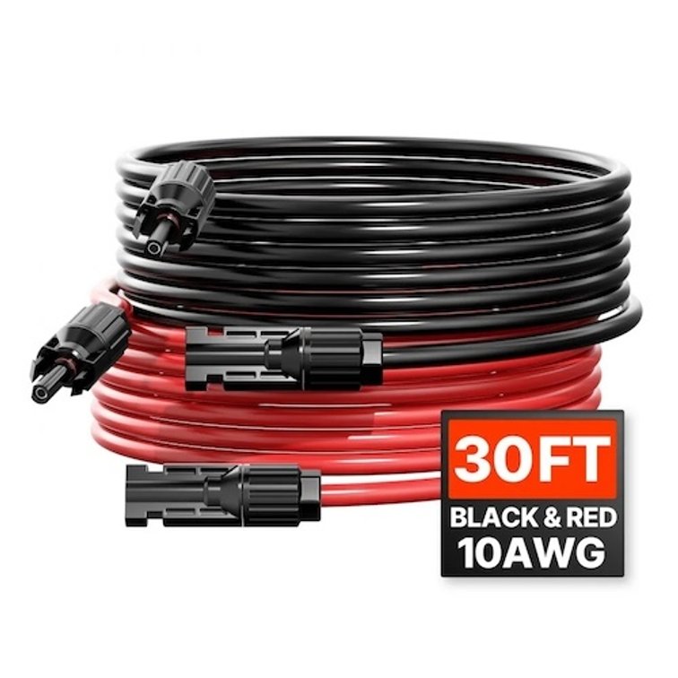 VEVOR 30FT Solar Panel Extension Cable