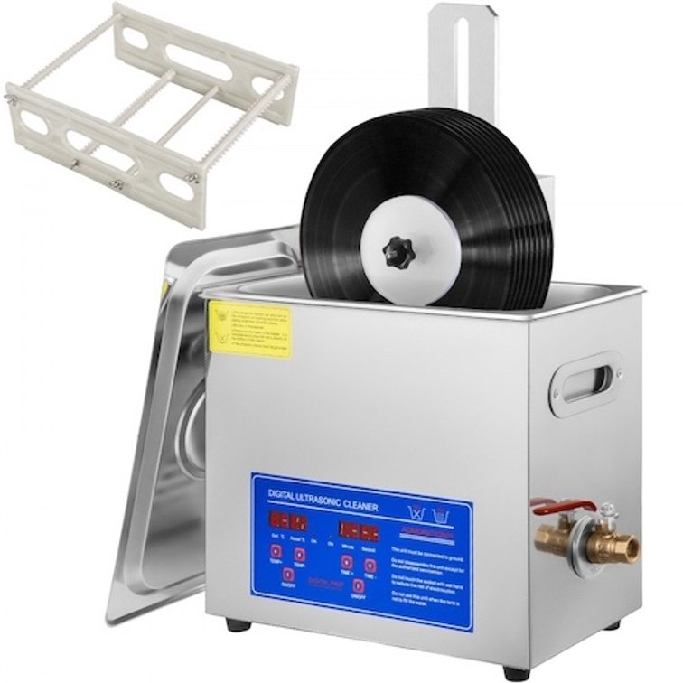 VEVOR Ultrasonic Cleaner 6L Ultrasonic Vinyl Cleaner