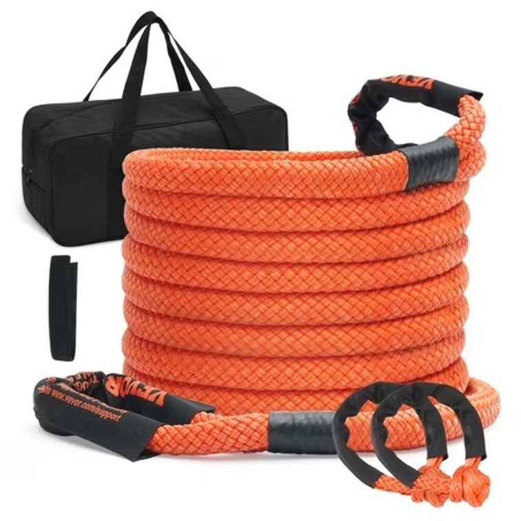 VEVOR 7/8" x 30' Kinetic Recovery Tow Rope 30,580lb