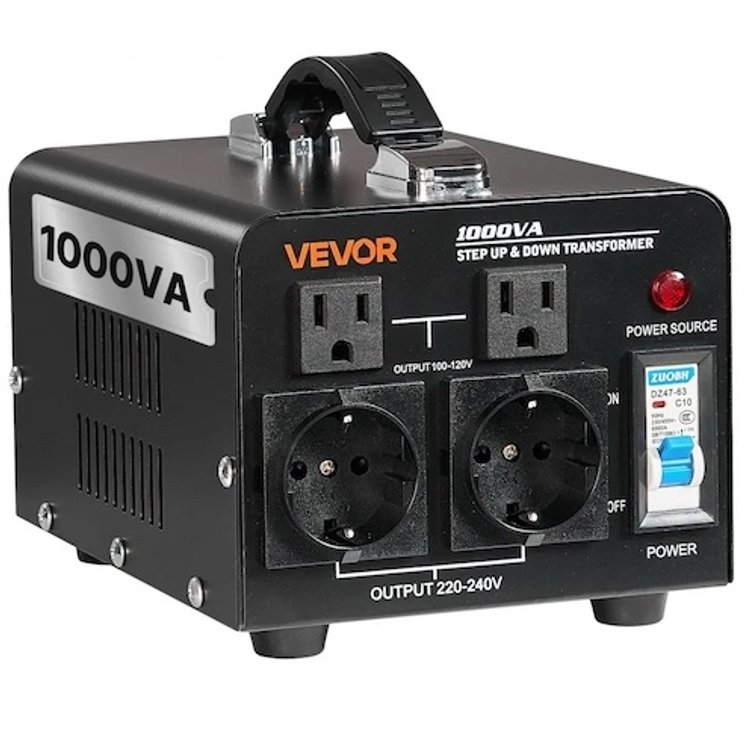VEVOR Voltage Converter Transformer, 1000VA