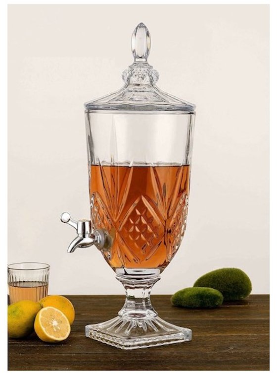 Feelings 3L Crystal Glass Beverage Dispenser with Tap