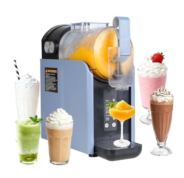 LIFECREEK 98oz Slushie Machine for Home, Quiet No-Ice Needed