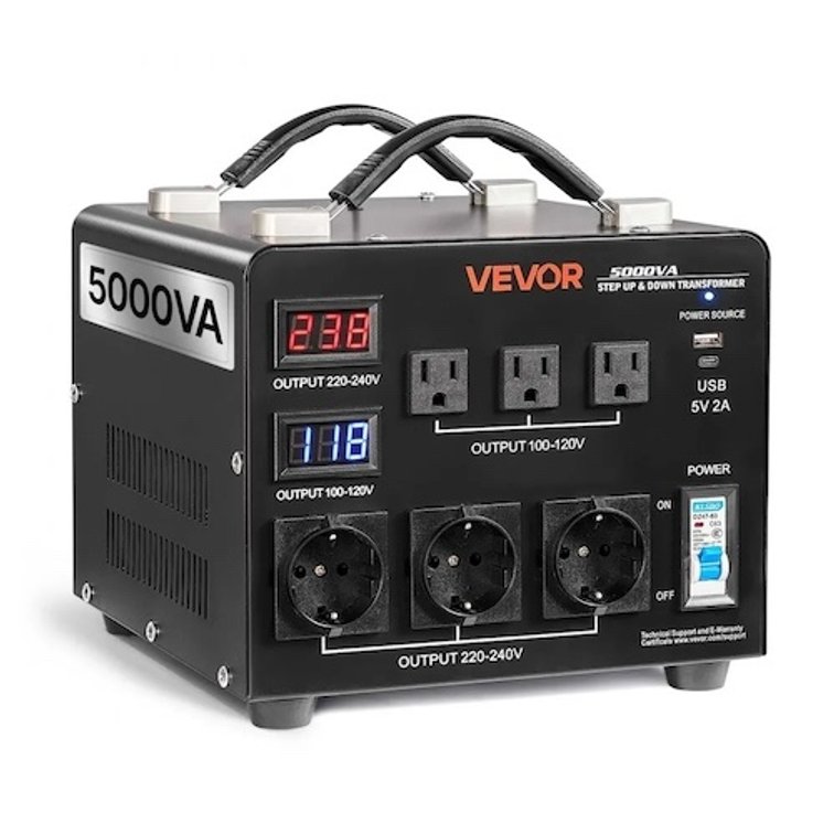 VEVOR Voltage Auto Converter Transformer, 5000VA