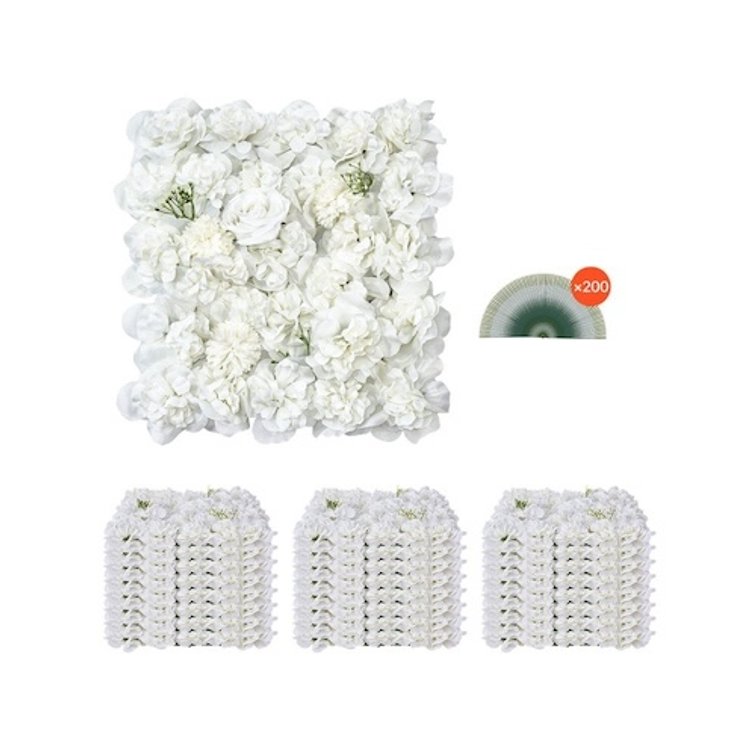VEVOR 3D Flower Wall Panel, 24pcs, 15"