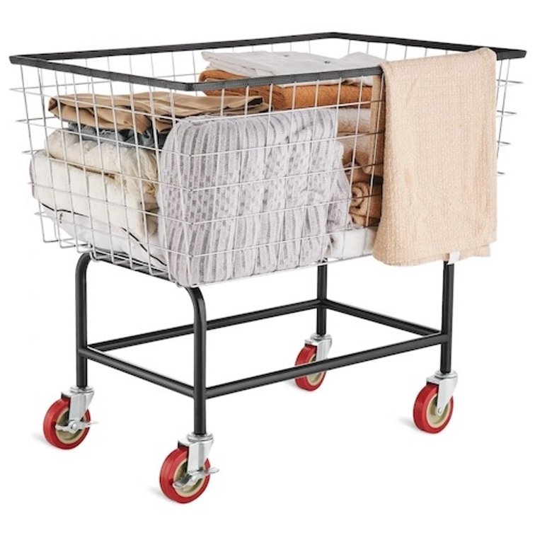VEVOR Wire Laundry Cart, 4.5 Bushel
