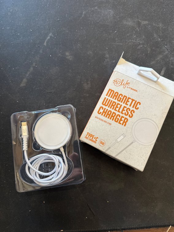 24/7 Life Magnetic Wireless Charger, 15w
