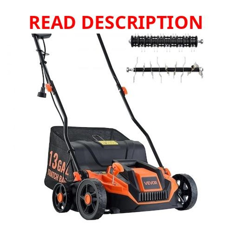 VEVOR 2-in-1 Electric Dethatcher and Scarifier, 13