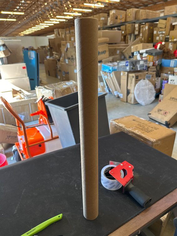 25"x 2" Shipping Tubes, 45ct