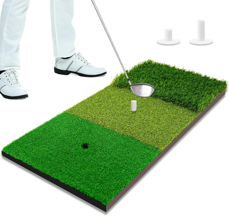 Golf Practice Mat, Golf Mats for Backyard & Garage Training