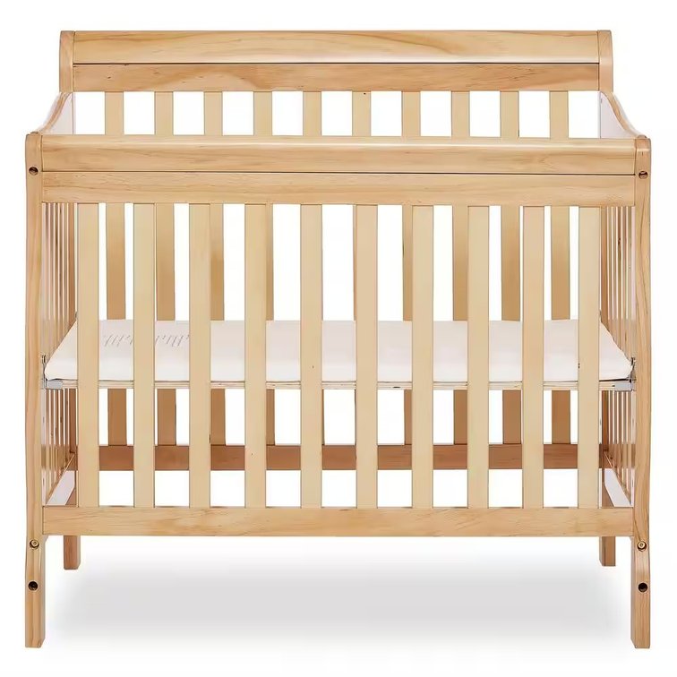 Aden Natural 4-in-1 Convertible Mini Crib