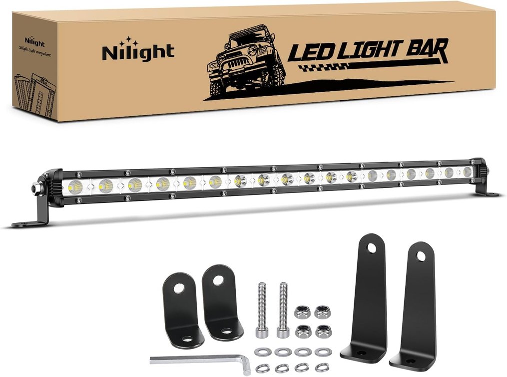 Nilight 20-Inch 54W LED Light Bar Ultra-Slim Spot/Flood/Combo