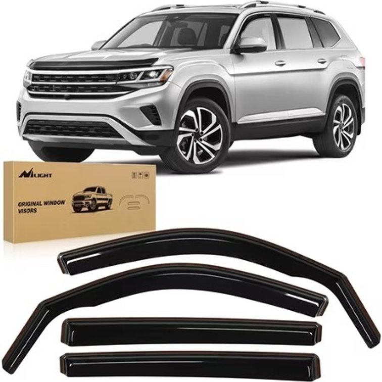 Nilight VW Atlas Vent Window Visors 2018-2025 Rain Guards