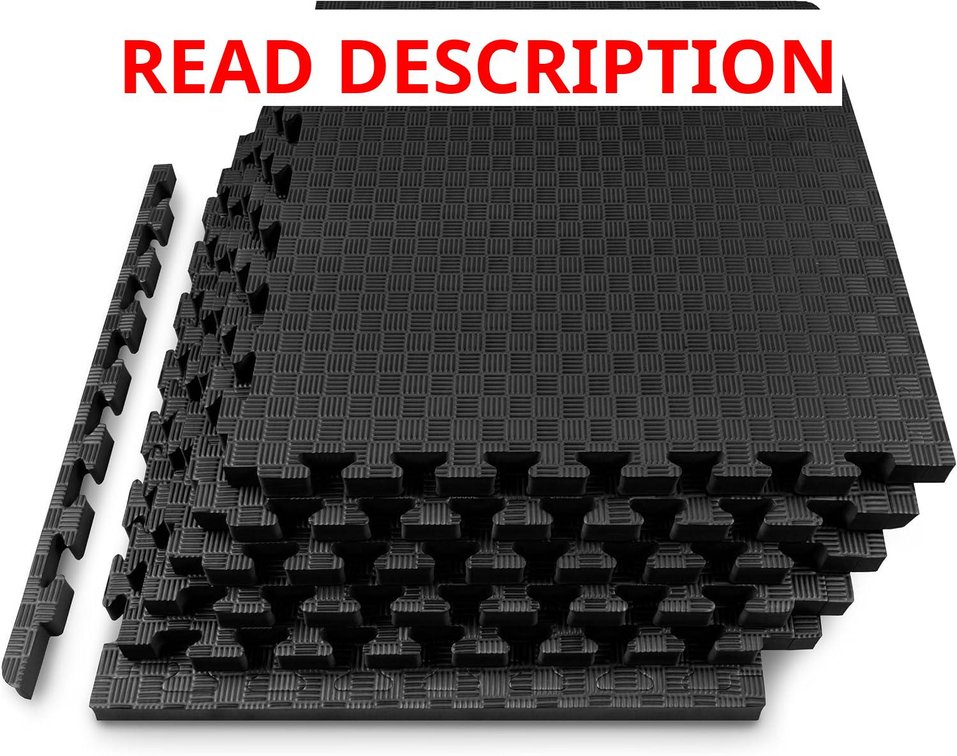 ProsourceFit Puzzle Mat 1-inch Interlocking EVA Foam Tiles
