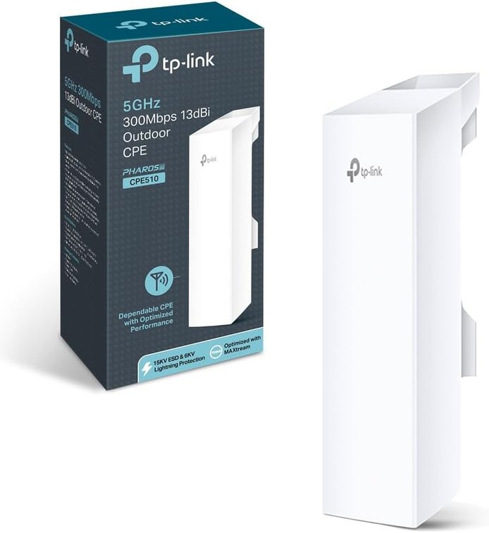 TP-Link CPE510 Long Range Outdoor CPE for PtP PtMP 5GHz N300