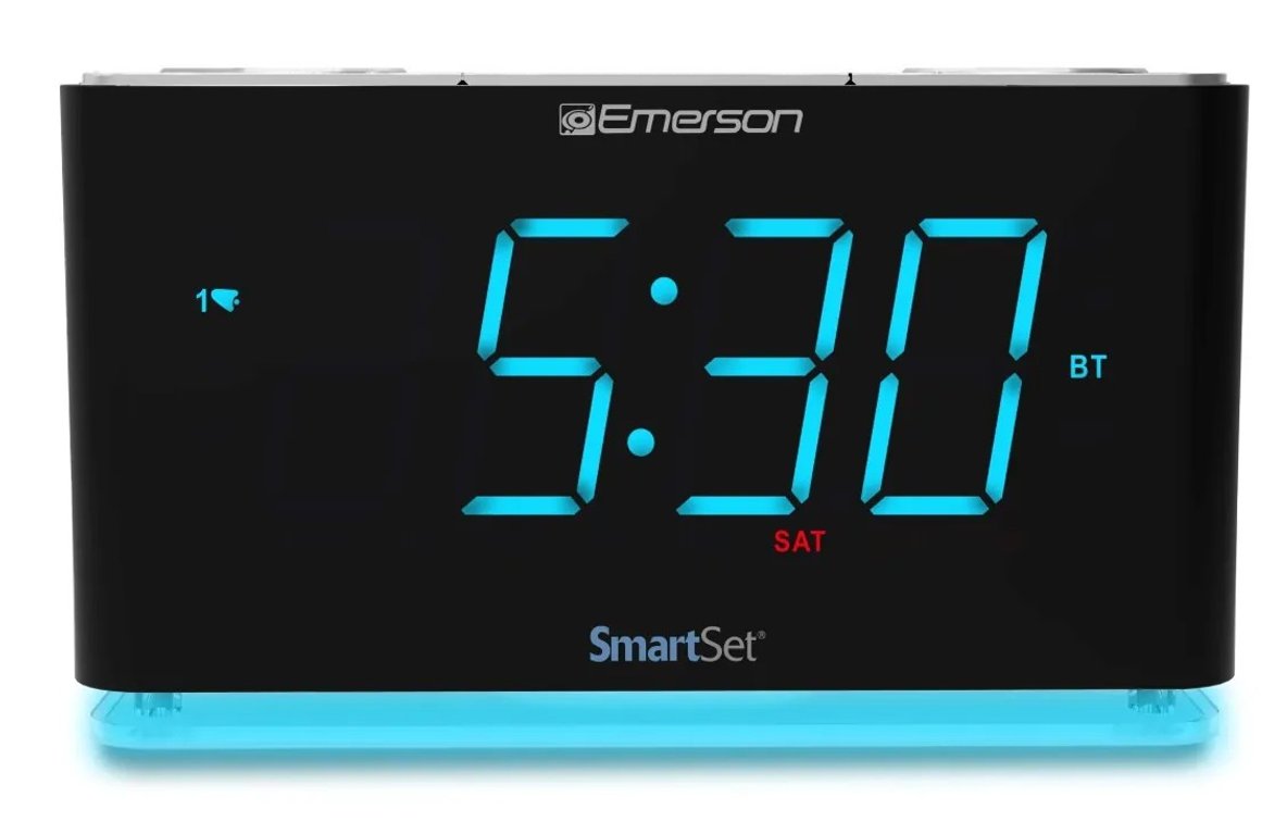 Emerson SmartSet Digital Tabletop Radio with Alarm - 2 pack