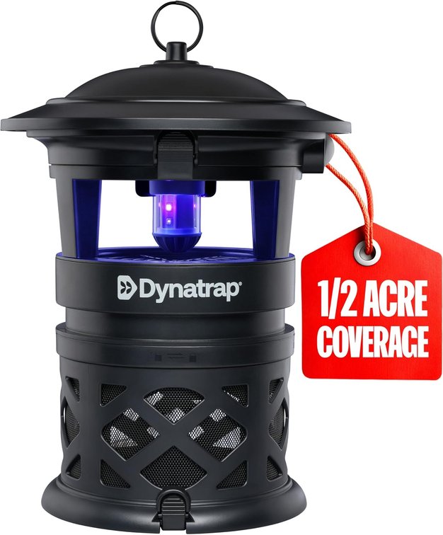 Dynatrap DT1130SR 1/2 Acre Mosquito & Insect Trap   Black