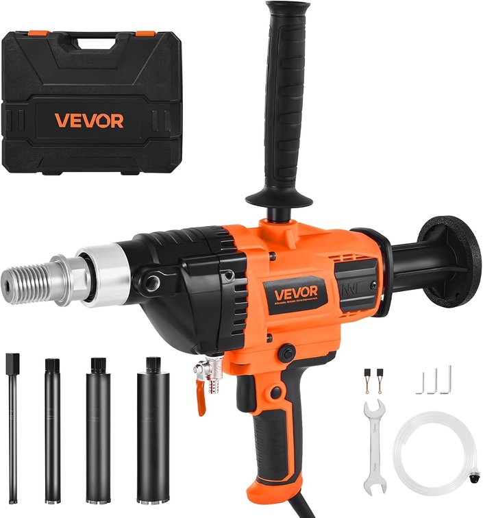 VEVOR Diamond Core Drilling Machine 0.8-6.3" Dia Handheld