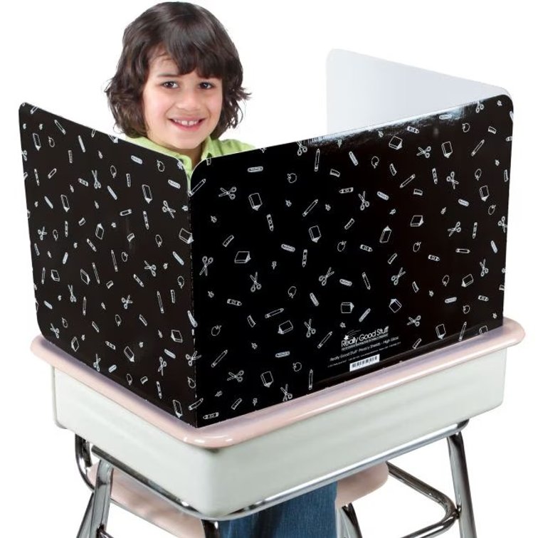 Large Privacy Shields - Set of 12 - Black - Glossy