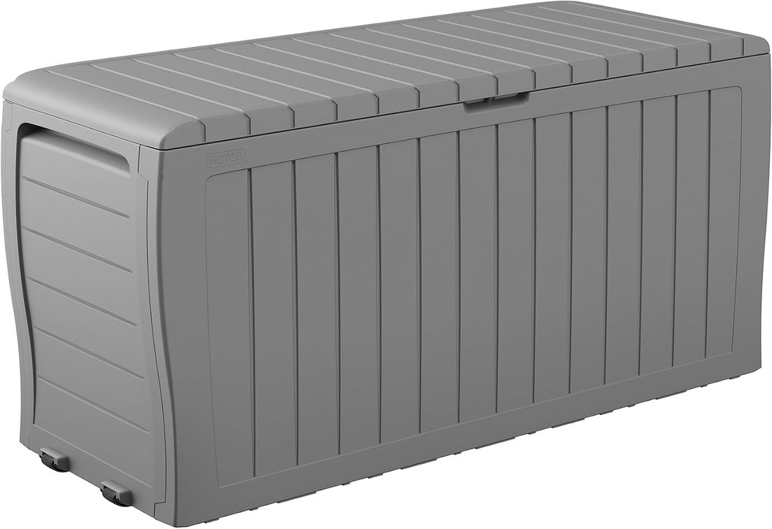Keter Marvel 71 Gal Outdoor Storage Box for Patio & Pool