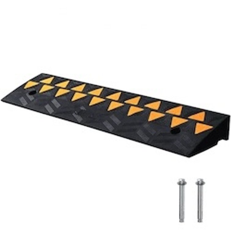 VEVOR Rubber Curb Ramp 3.7" Rise