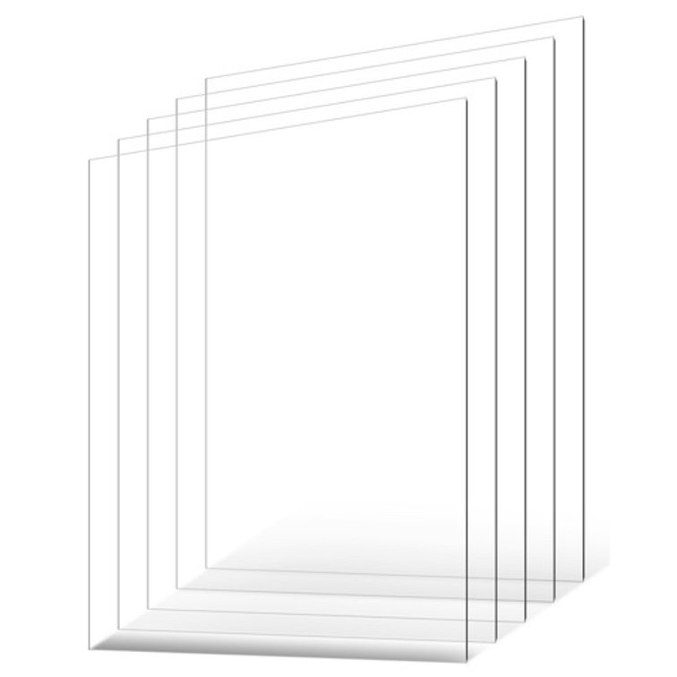 VEVOR PET/Plexiglass Sheets, 5-Pack, 24 x 36 in, 0.04 in thick