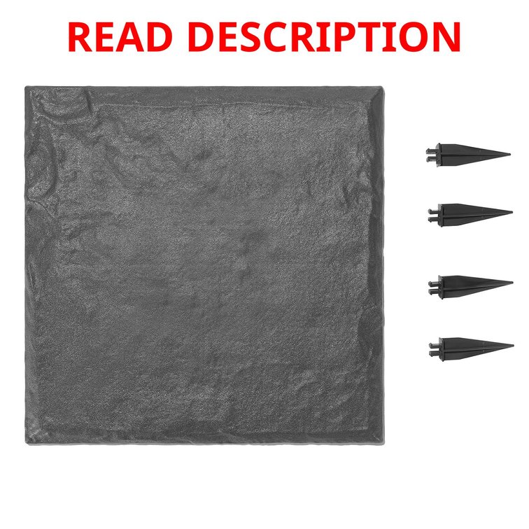 VEVOR Garden Stepping Stones, 16Pcs 15.5x15.5 in, Grey