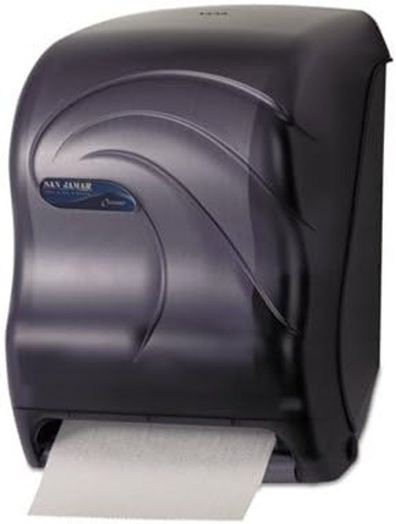 Electronic Touchless Roll Towel Dispenser, Black