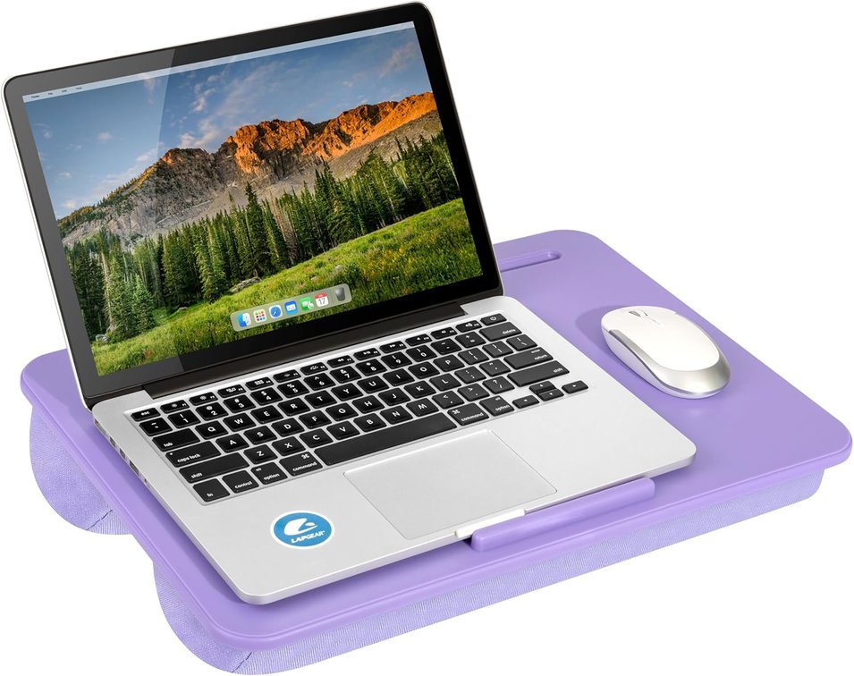 LAPGEAR Lap Desk   Purple Amethyst, Fits 17" Laptops
