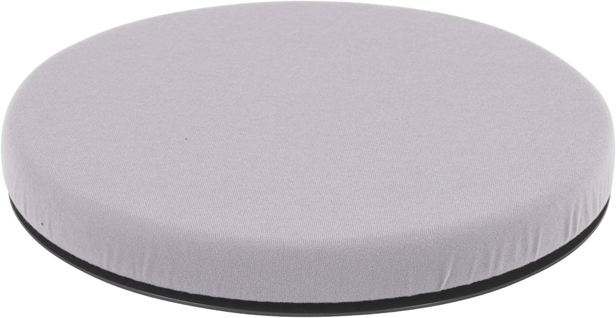 2pk Drive Medical Deluxe Swivel Seat Cushion, Dark Gray, 1.3 Foot