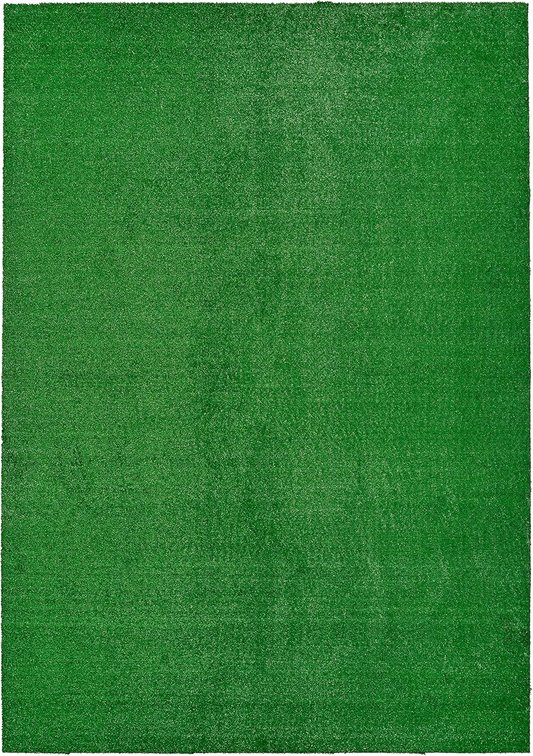 Garland Rug Artificial Grass 7 Ft x 10 Ft Indoor/Outdoor Rug
