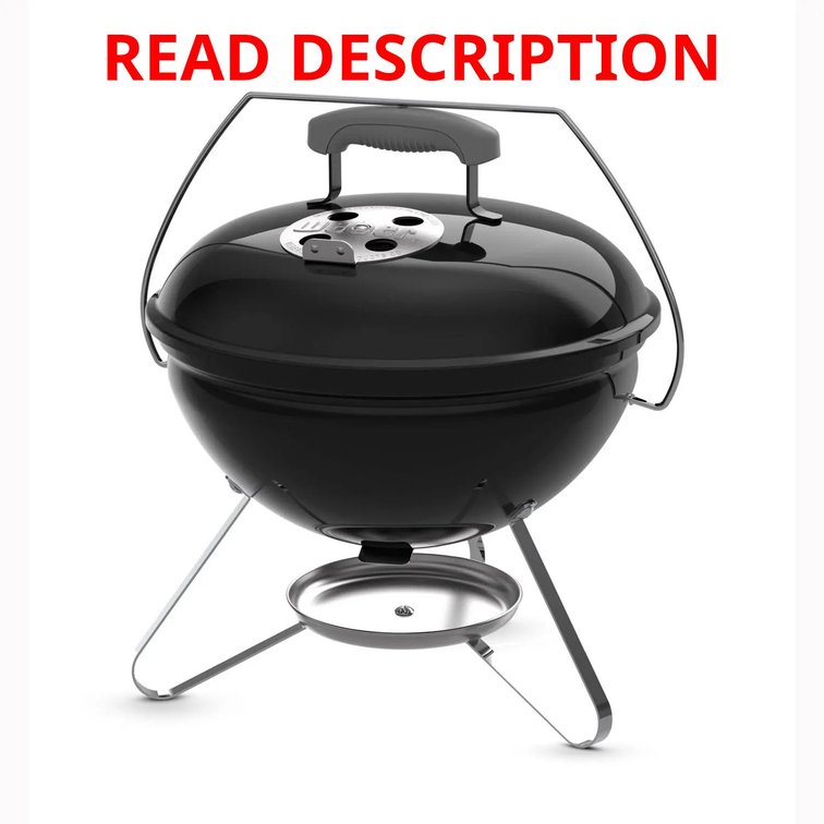 Weber 14 in. Smokey Joe Charcoal Charcoal Grill Black