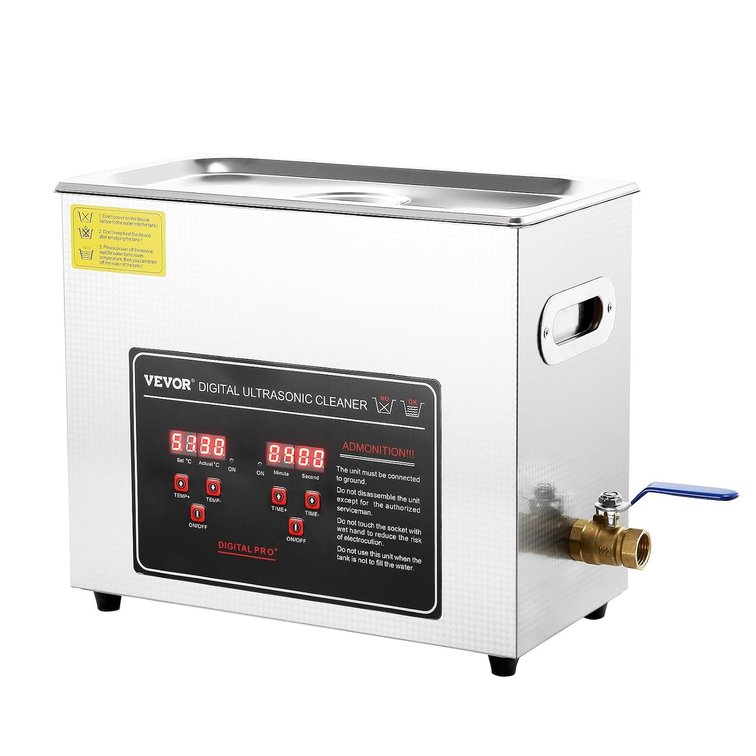 VEVOR 6L Ultrasonic Cleaner with Digital Timer and Heater
