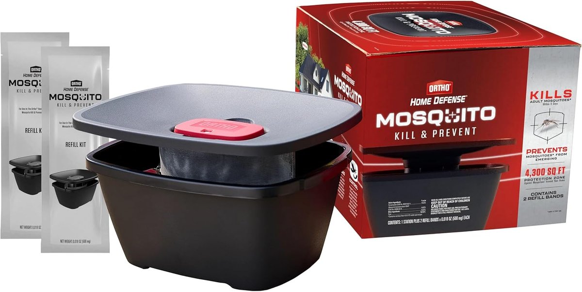 Ortho Home Defense Mosquito Kill & Prevent, 1 Stn. & 2 Bands
