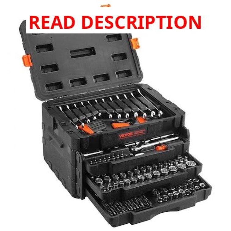 VEVOR Mechanics Tool Set and Socket Set, 450pc