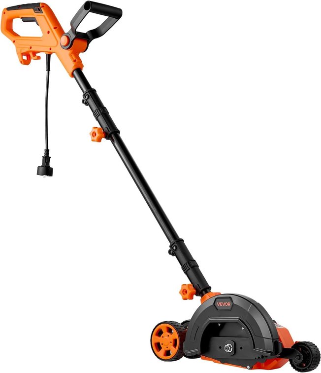 VEVOR Lawn Edger, 8-Inch Blade, 12A, 4000 RPM, 3-Pos Depth