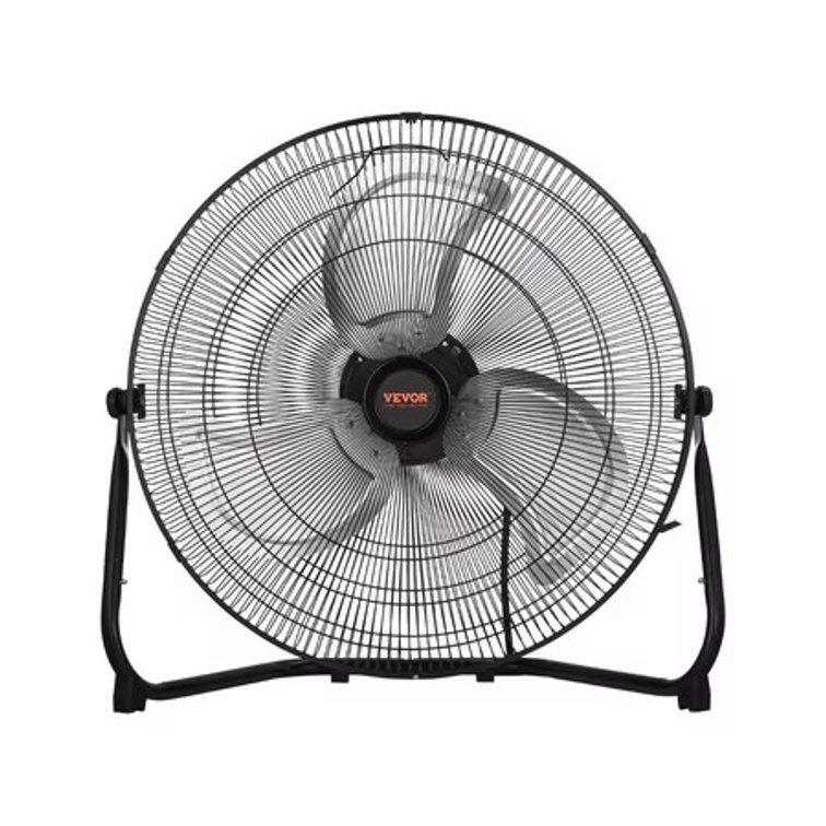 VEVOR Floor Fan, 18-Inch Industrial, 3 Speeds, 4000 CFM